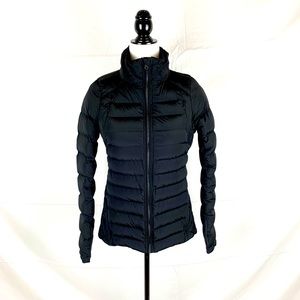 Lululemon Black feather coat